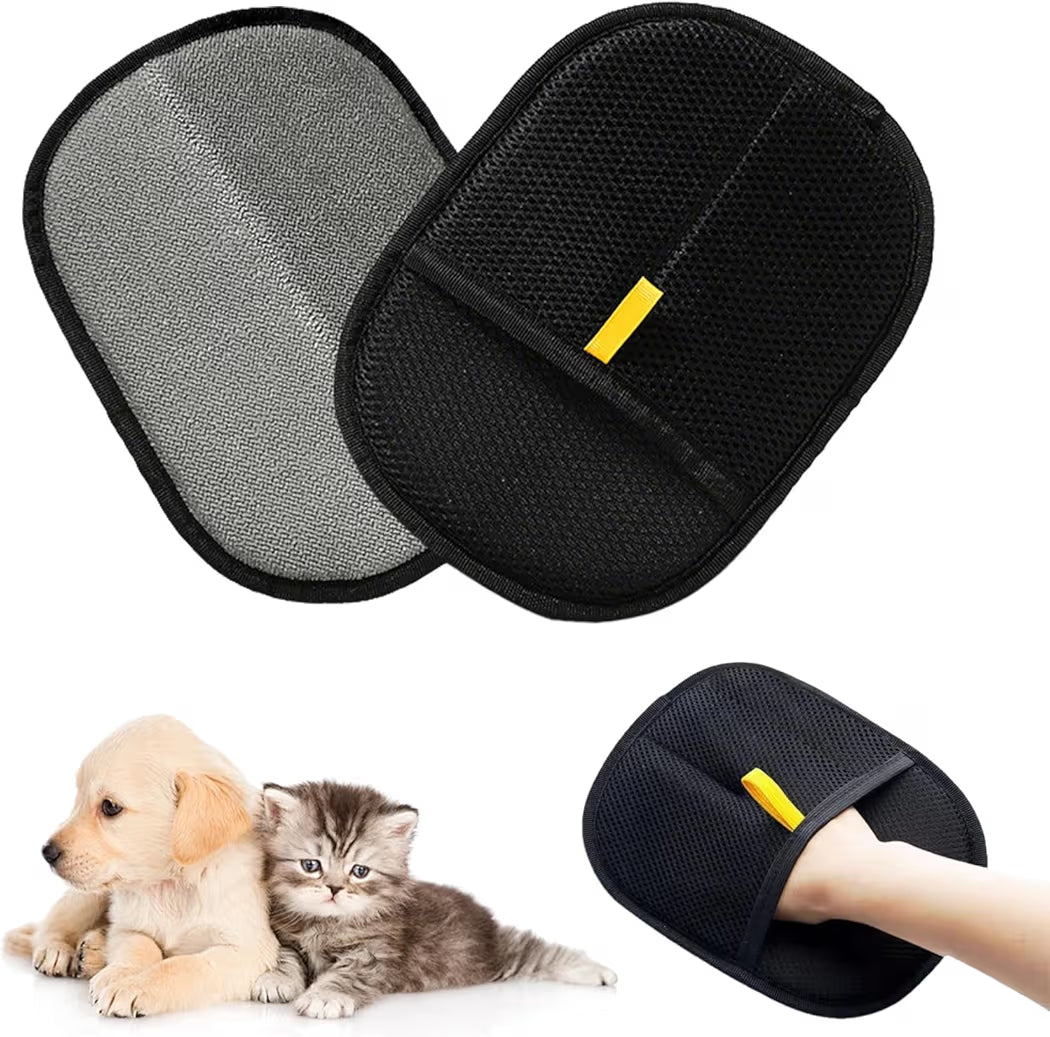 Reusable Pet hair removal gloves